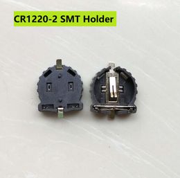 1000pcs per Lot CR1220 button cell holder socket clip SMT battery holder CR1220-2 ER electronics accessories
