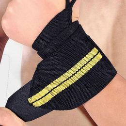 Wrist Support Weight Lifting Wristband Elastic Wraps Strength Training Brace Strap Breathable