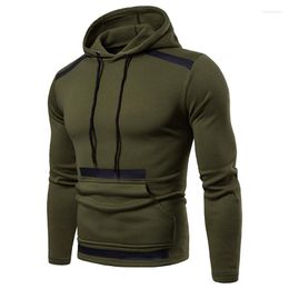 Men's Hoodies Spring Brand Hit The Color Pullover European And American Style Sweatshirt All-match Soft Fashion Harajuku Clothing