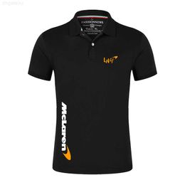 mens tshirts f1 mclaren racing team fans t shirt men lando norris summer breathable polo shirts print short sleeve comfortable