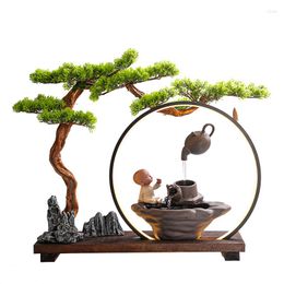 D￩corations de No￫l cx style chinois salutation artificielle pin suspendu pot purificateur d'eau d￩coration chanceux cadeau