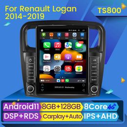 Android 11 Car dvd Radio Multimedia Video Player for Renault Logan 2 Sandero 2 2012 - 2019 2 Din GPS Navigation Stereo BT