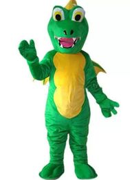 Dinosaur Fire Breathing Dragon Mascot Costume Fancy Party Dress Halloween Carnival Costumes Adult Size