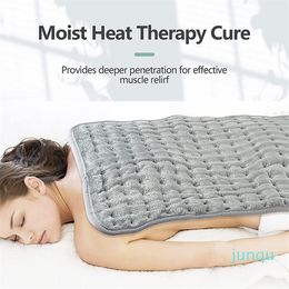 Blanket home decor Electric Heating Pad for Back Pain Relief Neck and Shoulders Cramps Extra Large 12 24inch Auto Shut Off Heat Pad with Moist Dry Therapy Light Grey 022