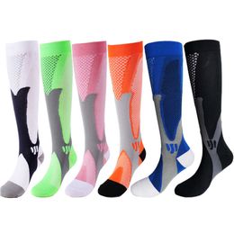 Sports Socks Niwe Compression Football Dij Golfs Varicose Veins Long Tube Unisex Outdoor Nursing For Men Women L221026