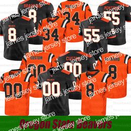 Custom Oregon State College Football jerseys #3 Tristan Gebbia #7 Brandin