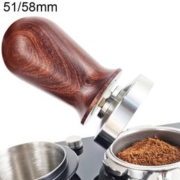 Coffee Tea Tools Calibrated Tamper Pressure 51mm 53mm 58mm for and Espresso Mat Powder Hammer Tampers Portafilter ware Milk Cup 221025