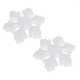 Christmas Decorations 8pcs Snowflake Decor Simulate Delicate Ornaments Props For Shopping Mall