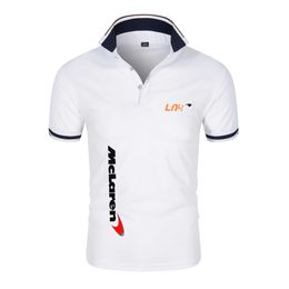 Men's T-shirts Women Short Sleeve Shirt F1 Summer Breathable Polo Mclaren Easy Norris Sweat