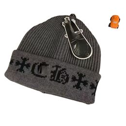 Chrome Hesrts Beanie Designer Hat For Woman Chrome Beanie Luxury Hat Woman Man Bonnet Winter Hat Unisex Fashion 408