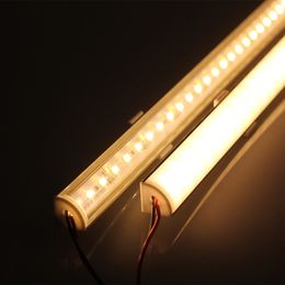 DC12V 2PCS/LOT 50 cm LED -Stange Licht 5730 V Form Eck Aluminiumprofil mit gekrümmter Abdeckung für Küche unter Schrank