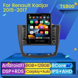 Car dvd Radio Multimedia Video Player For Renault Kadjar 2015-2019 Tesla Type Android Navigation GPS Stereo