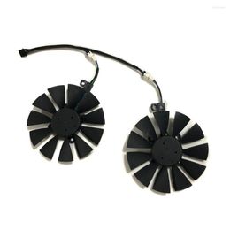 Computer Coolings 2Pcs/Set PLD09210S12HH Graphics Card Fan VGA GPU Cooler For ASUS DUAL GTX1060 GTX1070 1070Ti GTX 1070 1060 Video Replace