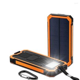 Portable Lanterns Solar Power Bank20000mAh For External Battery Charger Mobile Phone Charging PowerBank