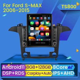 Car dvd Android 2DIN Auto Radio Video Player for Ford S Max S-MAX 2007-2015 Navigation Gps Android Auto Tesla Auto Radio