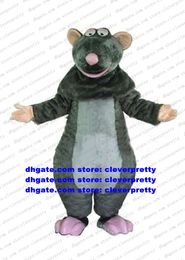 Mascot Costume Grey Remy Django Ratatouille Mice Mouse Rat Ratton Adult Cartoon Character Outfit Suit Grad Night Lovely Annabelle No.4255