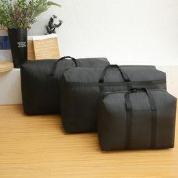 Storage Bags Large Capacity Folding Duffle Bag Travel Clothes Zipper Oxford Weekend Portable Moving Luggage Organiser