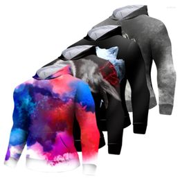 Men's Hoodies Cody Lundin 3D Print Animal Lion Boys Outerwear Men's Hooded Sweatshirt Clothes Long Sleeve Pullover Tops