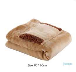 Blankets 5V Heating Blanket Shawl Multifunctional Portable Electric USB Charging With Pocket Safe Comfortable For Body 01