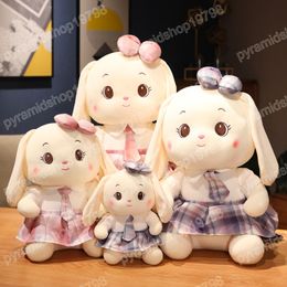 26-50cm Kawaii Dressing Up Rabbit Plush toy Stuffed Soft Animal Cosplay Bunny Doll for Kids Girls Appease Pillow Nice Gift