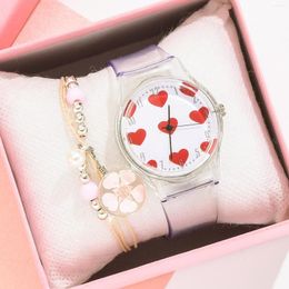 Wristwatches Cute Quartz Watches Beautiful Cartoon Casual Girls Wrist Watch for Women Lady