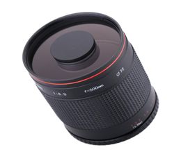 500 mm F80 Telepo -Spiegelobjektiv mit T2 -Adapterring für Canon 7d 760d 77d 80d 650d 1200d 100d Nikon DSLR Camera 8961677