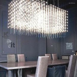 Pendant Lamps Light Cube Gypsophila Chandelier Modern Front Desk Clothing Store Table Bar Nordic Decorate Restaurant Lighting Fixture