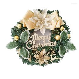 Decorative Flowers Christmas Home Decoration Door Wreath Frame Garland Decorations For 2022 Of Artificial Garlands