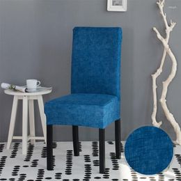 Chair Covers Dark Lines Geometric Printed Stretch Cover For Dining Room Office Banquet Protector Elastic Material Armchair