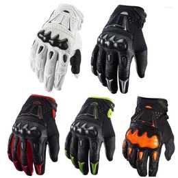 Cycling Gloves Motorcycle Bike BMX ATV Off-Road Racing Motorbike Guantes Men's Motocross Luvas Leather Hard Shell Riding