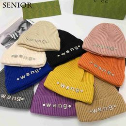 Beanie/Skull Caps Brand Women's Beanie Skullies Fashion Rhinestone Women's Knitted Hat Pure Cotton High Quality Shopping Casual Women's Winter Hat T221020