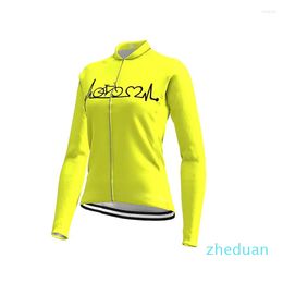 Racing Jackets 2022 Spring And Autumn Long Sleeve Cycling Jersey Heart Funny Bike Top Mountain MTB Road