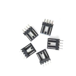 10pcs/lot PC 4Pin FDD Floppy Male Power Cable Plug Socket Connector Terminal 2.5mm Space Black Soft Drive Head Welding Base