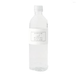 Party Supplies Custom Minimalist Wedding Water Bottle Label Baby Shower Birthday Christening Baptisn