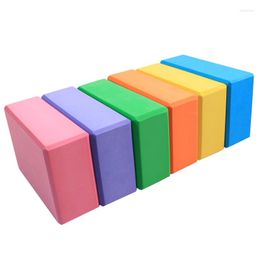 Yoga Blocks 5 Colours Pilates EVA Block Brick Sports Exercise Gym Foam Workout Stretching Aid Body Shaping