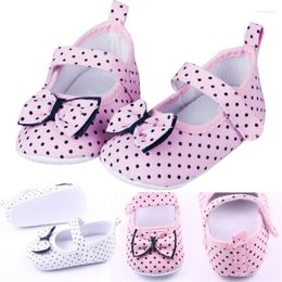 First Walkers Toddler Baby Shoes Prewalker Soft Sole Crib Bow Girl Born Anti-slip 0-18M