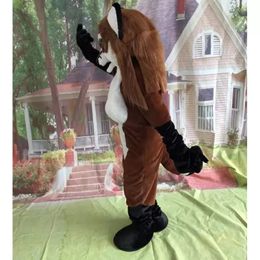 2022 high quality brown Husky Dog Mascot Costumes Cartoon Character Outfit Suit Halloween Adults Size Birthday Party Outdoor Festival Dress