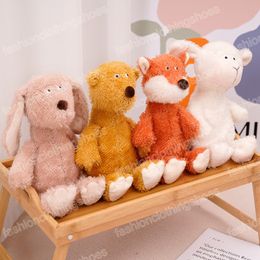 25cm Cute Animal Fox Rabbit Sheep Bear Plush Toy Soft Stuffed Animal Plushie For Kids Birthday Gift