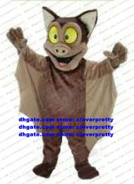 Brown Bat BugBat Mascot Costume Adult Cartoon Character Outfit Suit Client THANK YOU Party Anniversary Of The Activity No.6529