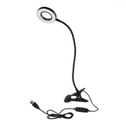 Table Lamps USB Universal Hose Clip Reading Lamp Bedside Dimmable Colour Toning Learning Light Tattoo Beauty Nail