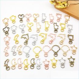 Keychains Lanyards Snap Hook Trigger Clips Buckles For Keychain Lobster Clasp Hooks Necklace Key Ring Claspdiy Making Drop Deliver Dhewg