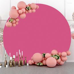 Party Decoration Birthday Decorations Round Solid Color Custom Background Festa Children's Baby Shower Babyshower Backdrop Wall