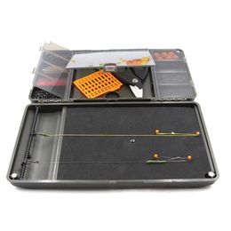 Fishing Accessories 8 Slots Carp Rig Storage Case Compartment Tackle Box Swivels Hook Bait Boxes 221025