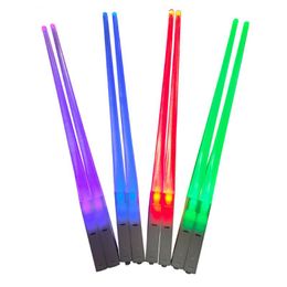 LED Glowing Light Chopsticks Reusable Sushi Lightup Chopsticks Unique Gifts for Men