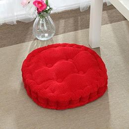 Pillow Chair Tatami Corduroy Round Soft Seat Pad Comfortable For Car Home Kitchen Garden Dining Room Office 40X40CM