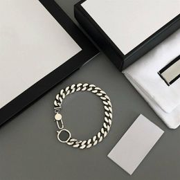 Unisex Bracelet Necklace Fashion Bracelets for Man Woman Chain Necklaces Design Jewellery Box need extra cost2112