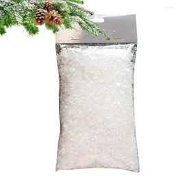 Christmas Decorations Fake Snow Decor Fluffy Faux Artificial Perfect For Holiday Home Handcraft And Sliming