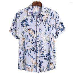 Men's T Shirts Short T-shirt Shirt Printing Blouse Ethnic Hawaiian Sleeve Casual Mens Men's