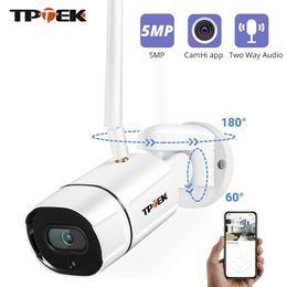 Dome Cameras 5MP IP WiFi Pan Tilt Wireless Wi-Fi Video Surveillance Security Outdoor PTZ Two-Way Audio1080P Camara CamHi Cam 221025