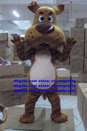 Brown Dog Mascot Costume Mascotte Puppy Cutu Pup Doggie Adult Cartoon Character Outfit Suit Prevalent Prevailing Mark The Occasion No.1872